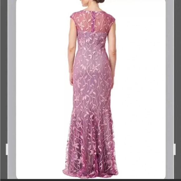 0459W. Js COLLECTION FORMAL DRESSS PINK AND LAVENDER IN COLOR SIZE 2 - Picture 4 of 15